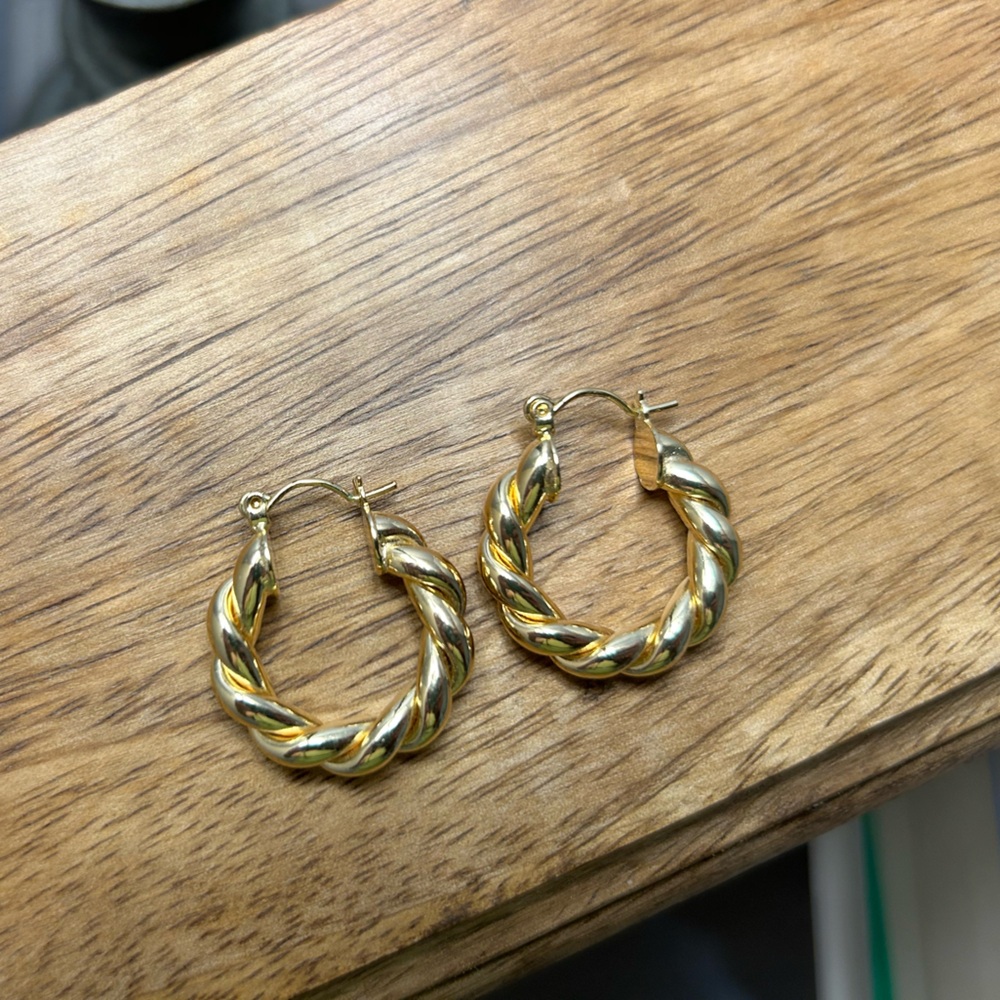 Elegant Gold Hoop Earrings